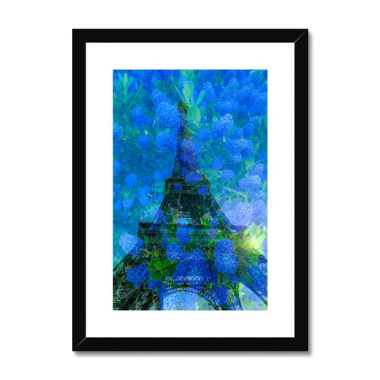 Tour Eiffel Bleue - Framed