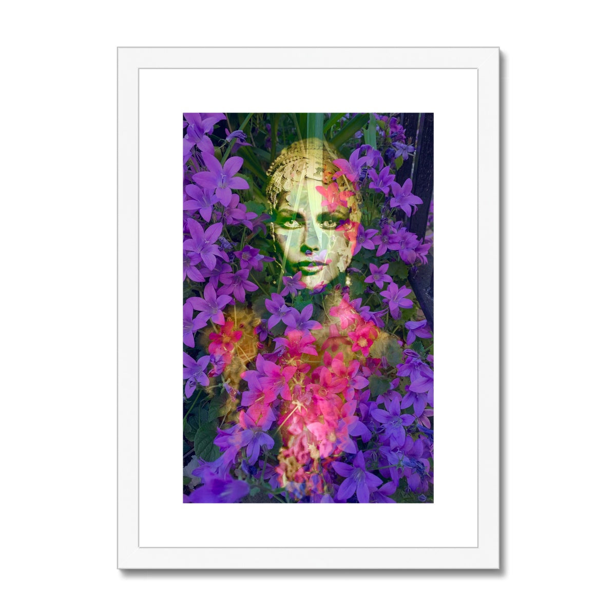 Woman Purple - Framed